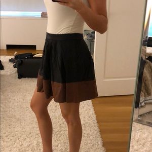 Joie leather skirt